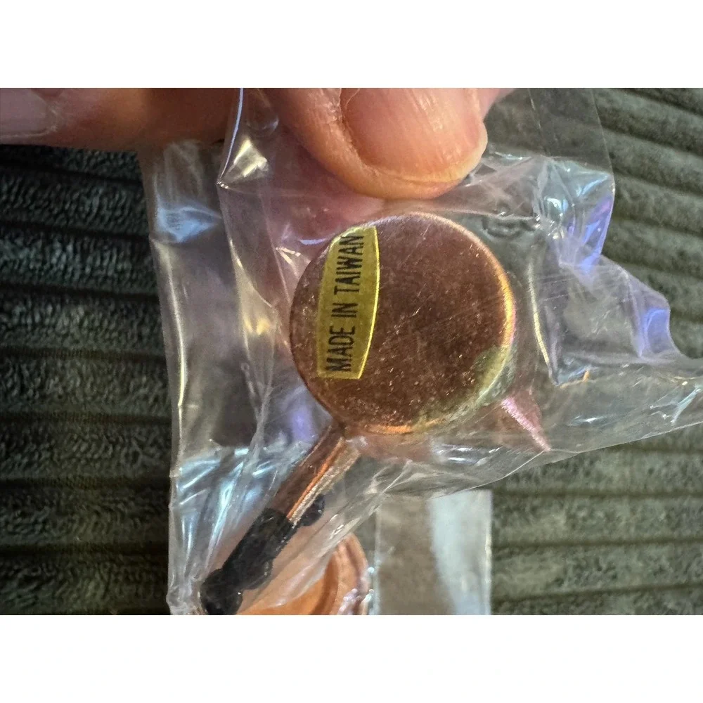 Vintage Miniature‎ Dollhouse Copper Pan Set